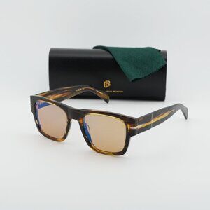 David Beckham DB 7000/S BOLD 0KVI Z0 Square Sunglasses - Brown/Blue Multilayer